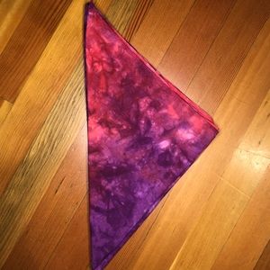 ice dye tie dye bandana OS NWOT